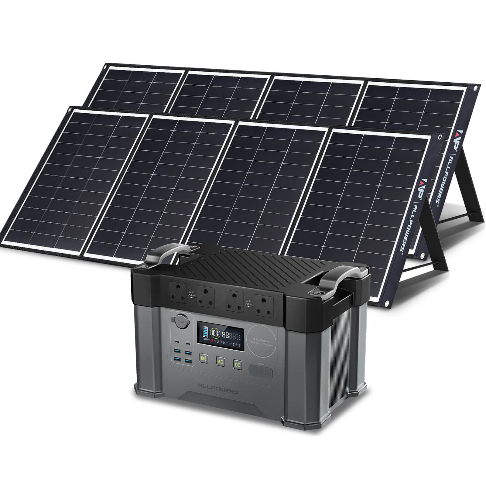 ALLPOWERS Solar Generator Kit 2000W (S2000 + SP035 200W Solar Panel)