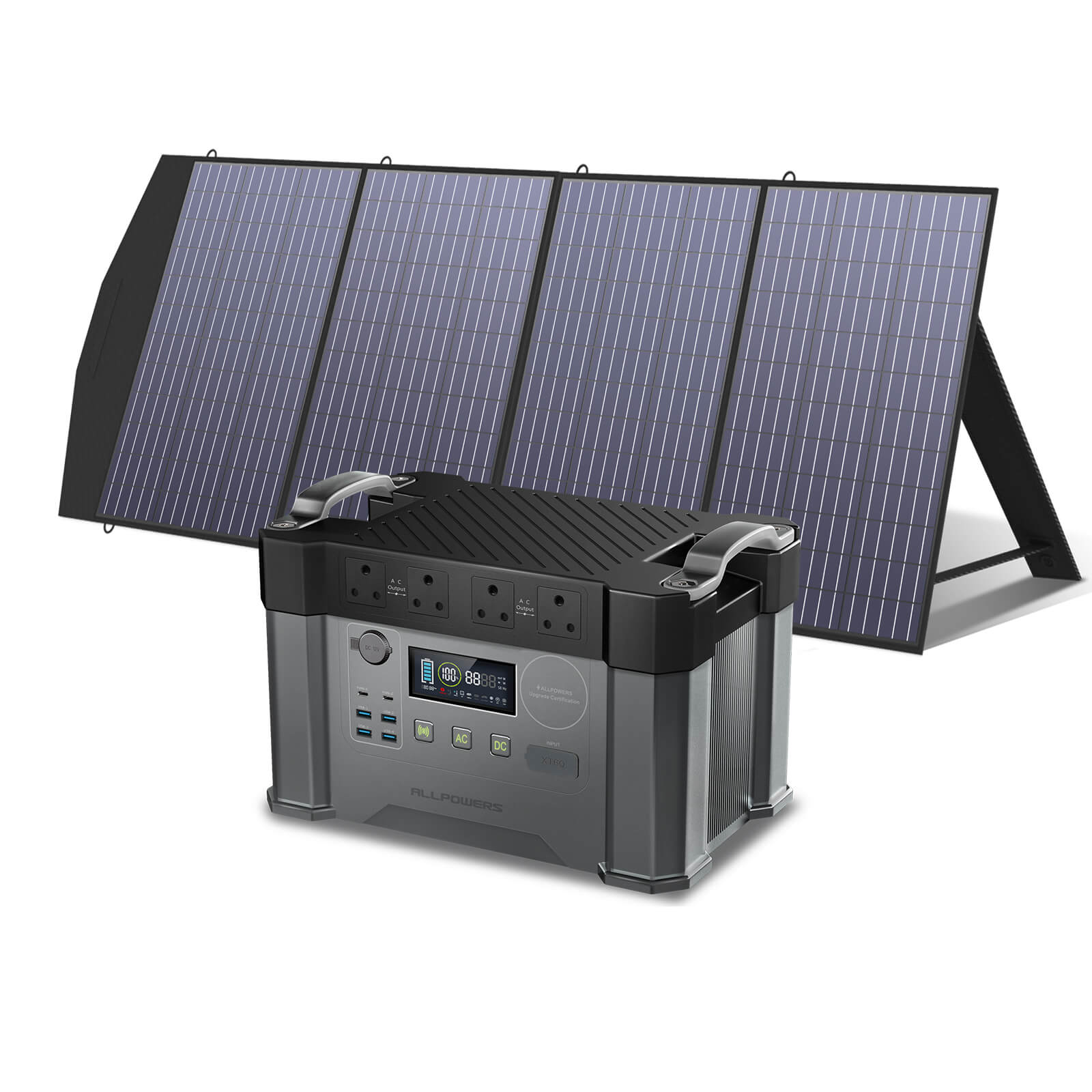 ALLPOWERS Solar Generator Kit 2000W (S2000 + SP033 200W Solar Panel)