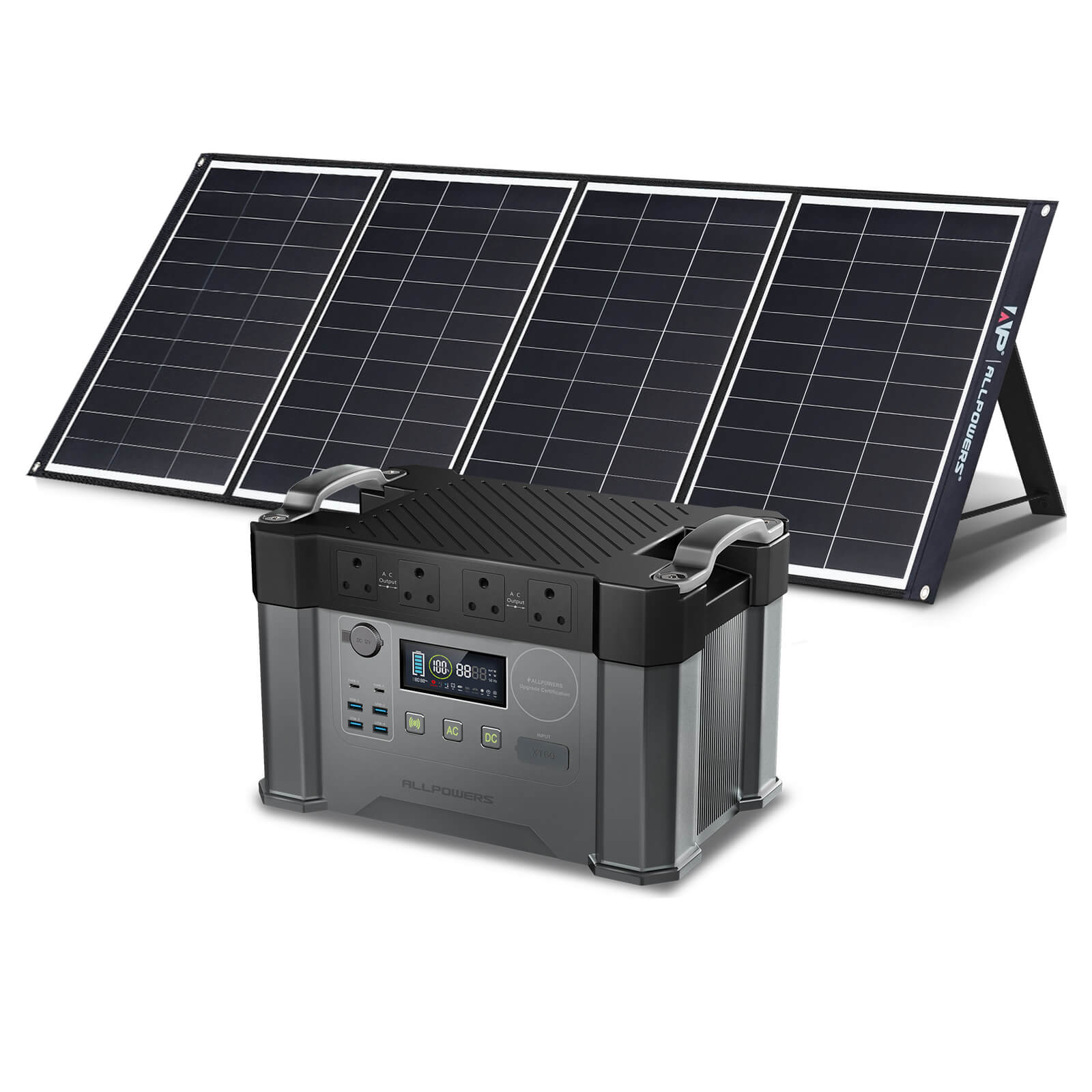 ALLPOWERS Solar Generator Kit 2000W (S2000 + SP035 200W Solar Panel)