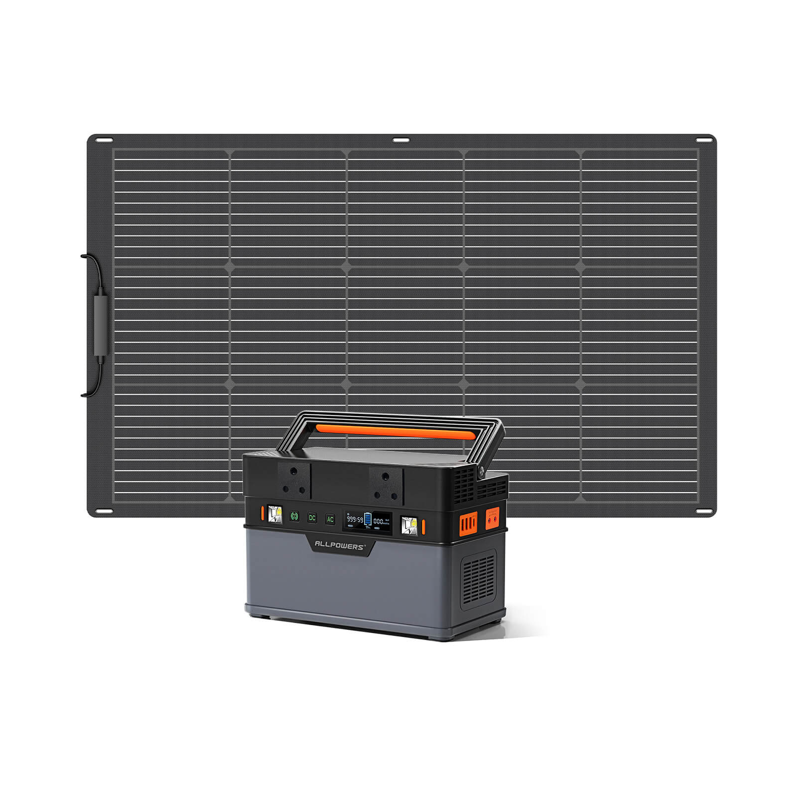 ALLPOWERS Solar Generator Kit 700W (S700 + SF100 Flexible 100W Solar Panel)