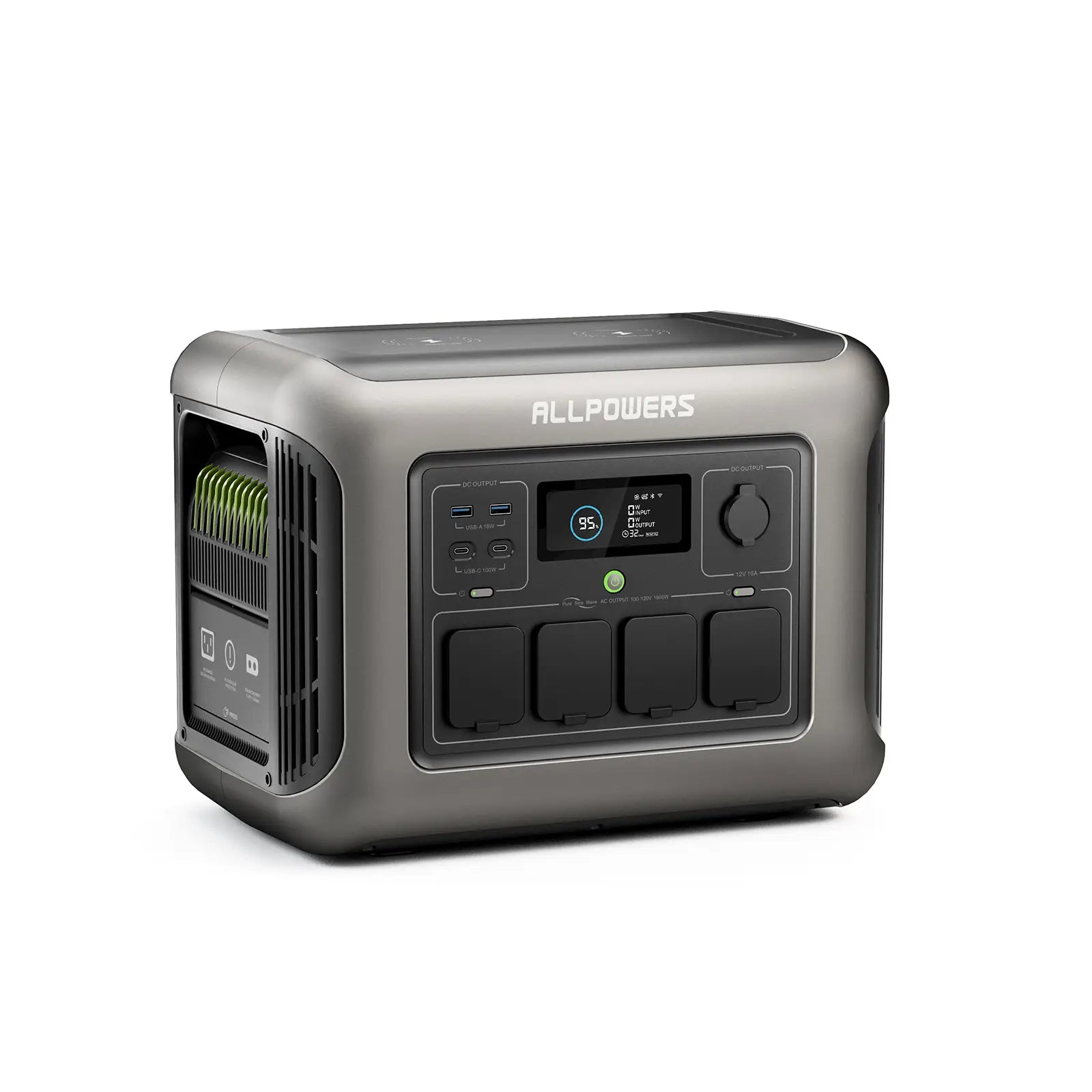 ALLPOWERS R1500 Portable Power Station 1800W 1152Wh LiFePO4 Battery