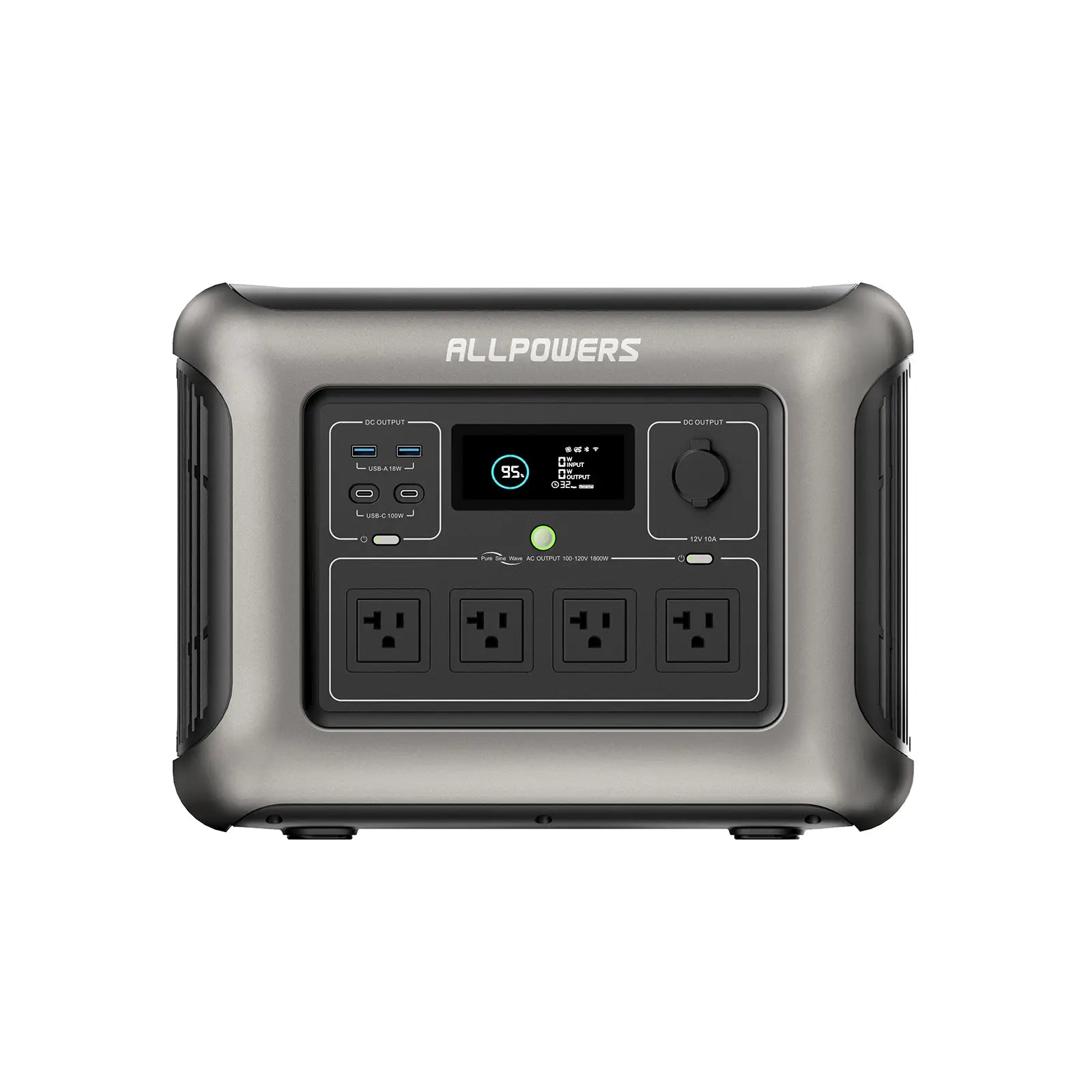 ALLPOWERS R1500 Portable Power Station 1800W 1152Wh LiFePO4 Battery