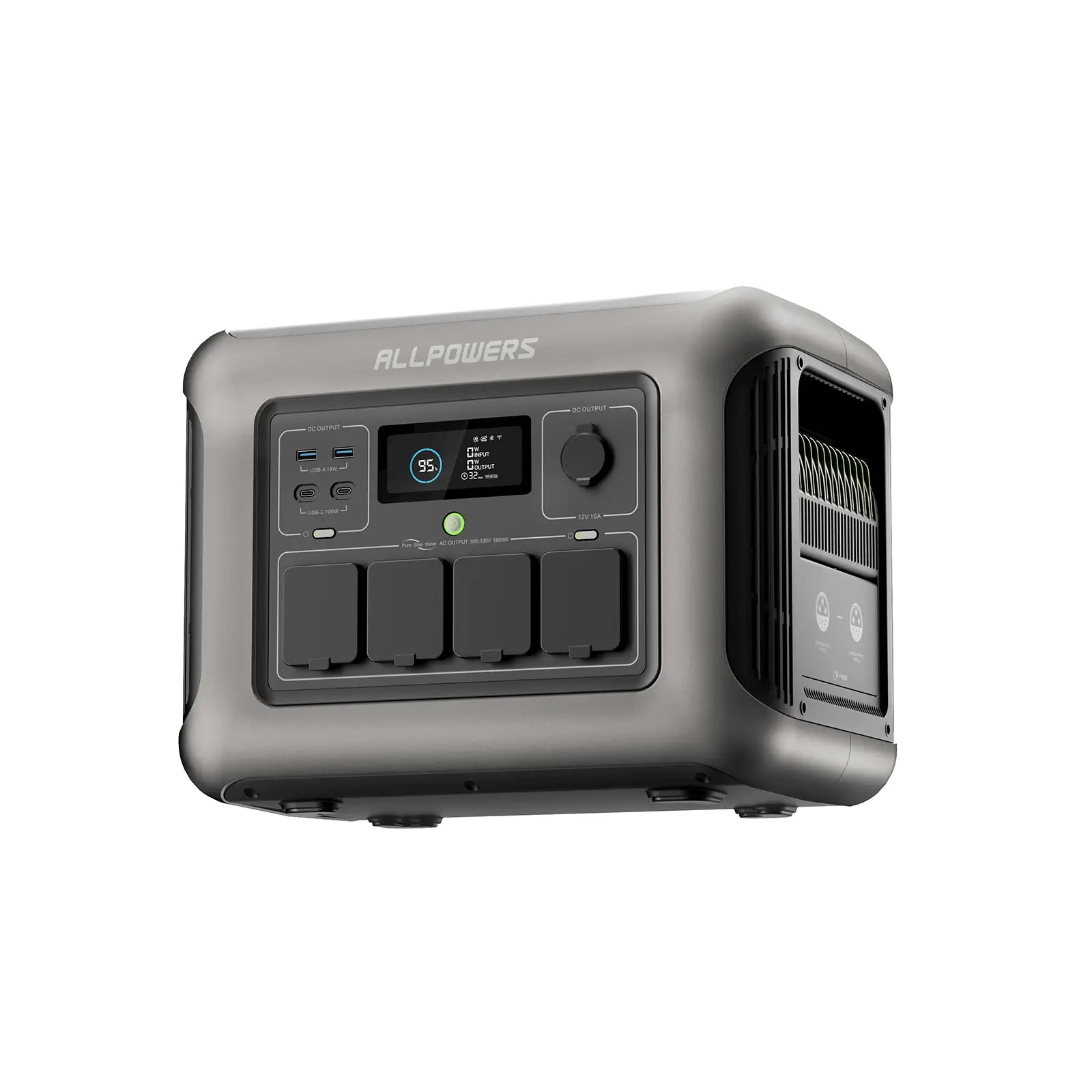 ALLPOWERS R1500 Portable Power Station 1800W 1152Wh LiFePO4 Battery