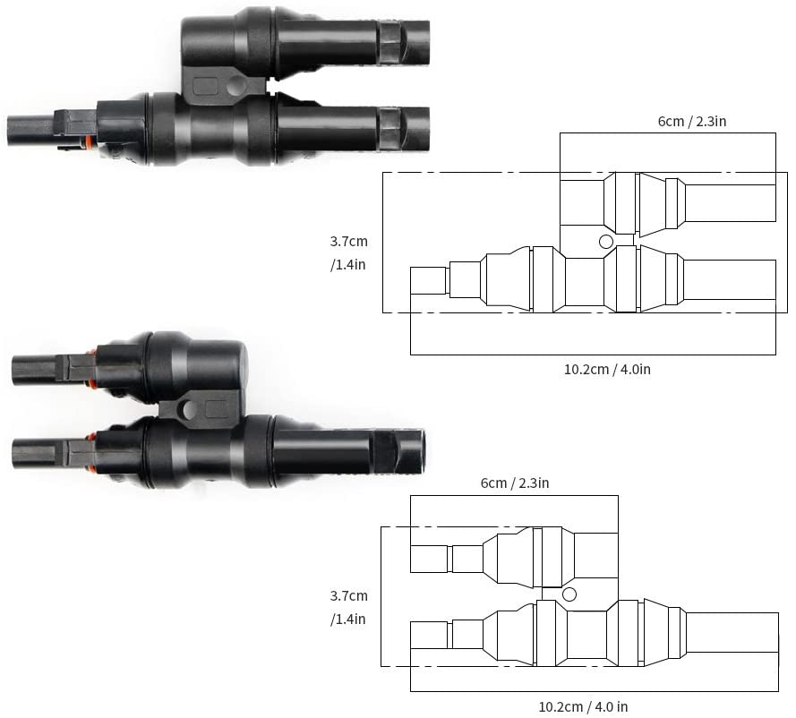 ALLPOWERS Y type Branch Connectors