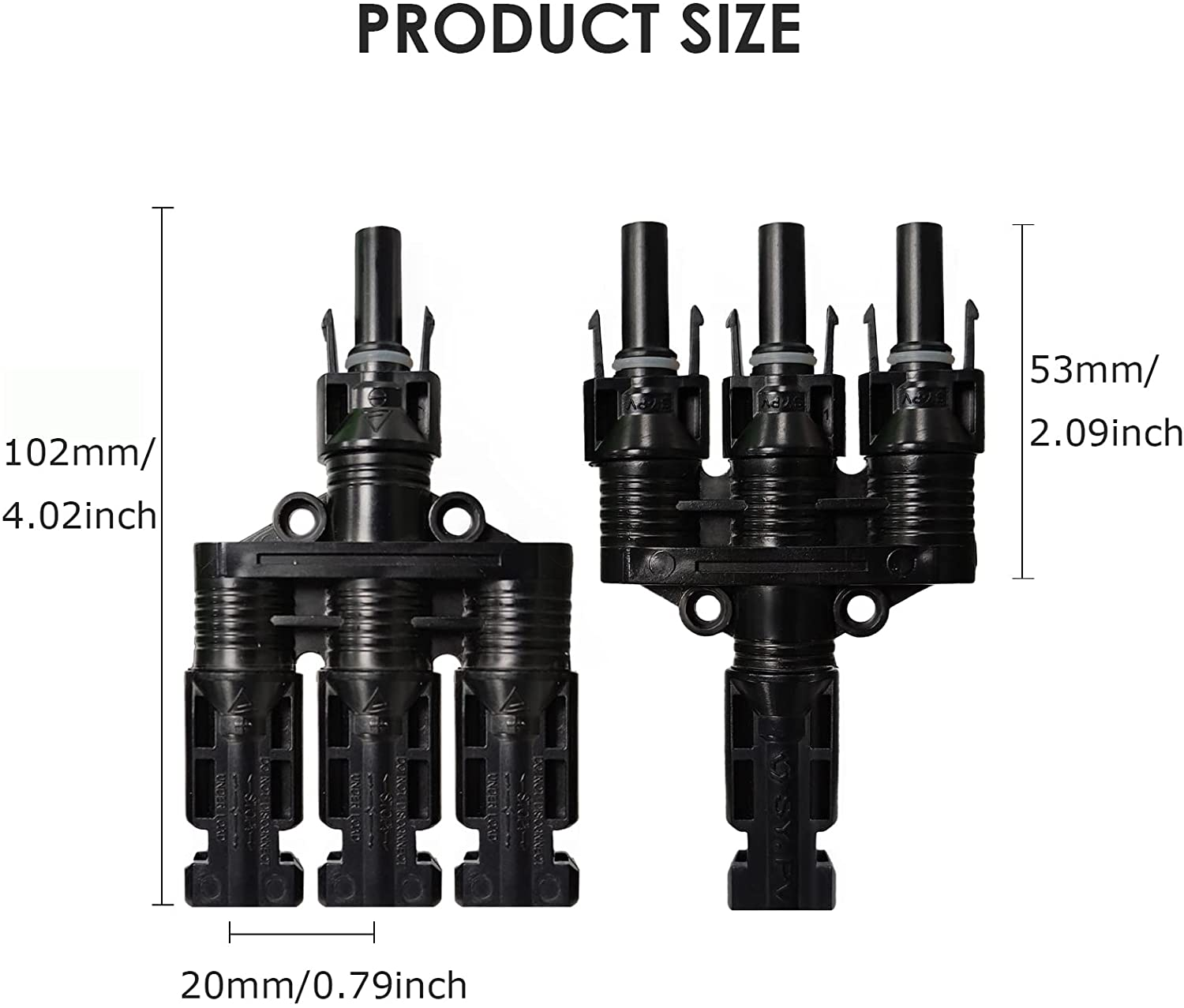 ALLPOWERS Solar T Branch Connectors for Parallel