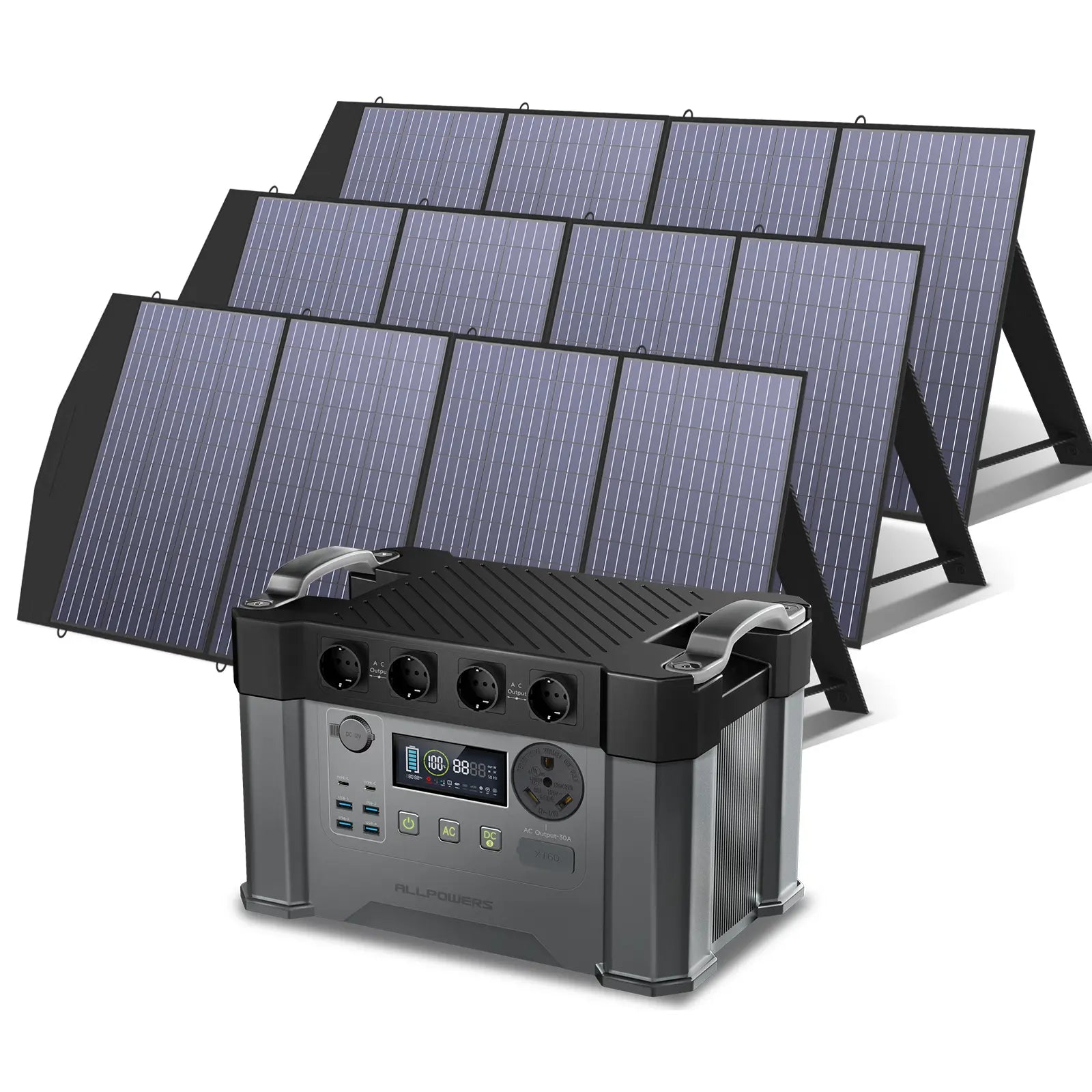 ALLPOWERS Solar Generator Kit 2400W (S2000 Pro + SP033 200W Solar Panel)